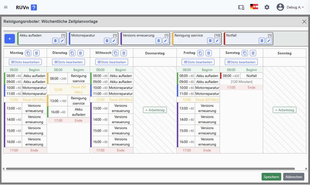 Fix_My_Day managed resource settings with calendar and working days