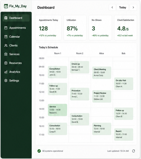 Fix_My_Day dashboard preview